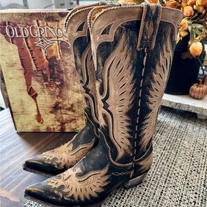 Old Gringo snip toe boots size 6.5 leather